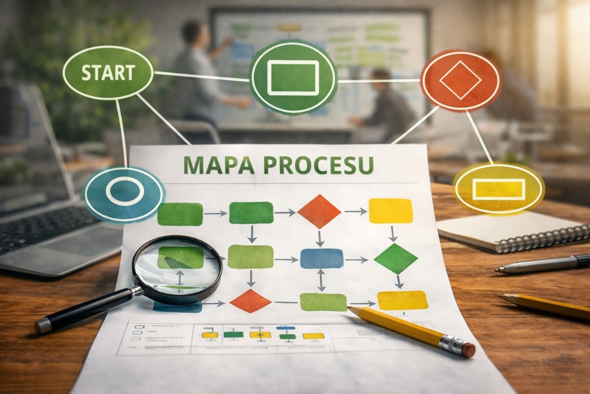 Mapa procesu symbole – jak czytać i tworzyć przejrzyste schematy procesów